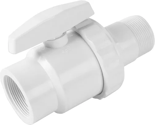 Vista 10 de TonGass Válvula de bola económica de 2 vías MIP x 1.5" - 1.25" Compatible con filtro de piscina Hayward PN. SP0729 - Válvula no corrosiva