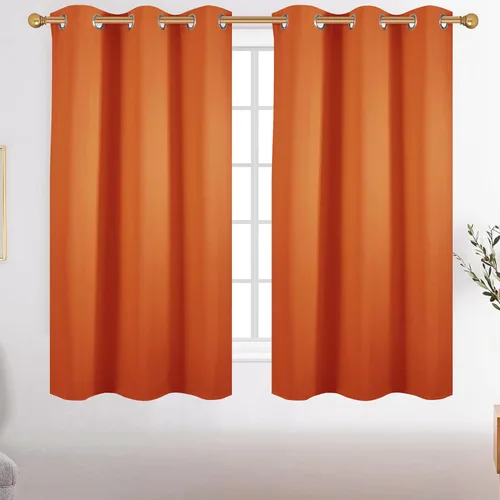 Vista 178 de Diraysid Cortinas opacas beige con ojales para dormitorio, con aislamiento térmico, cortinas de oscurecimiento de habitación, 38 x 54 pulgadas, 2