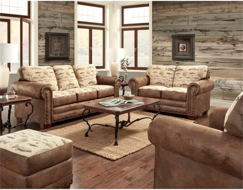 Vista 2 de American Furniture Classics Modelo 8500-70S Angler's Cove - Juego de 4 piezas con cama