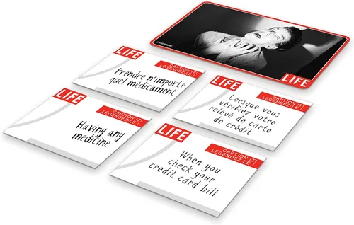 Vista 4 de TCG Toys Life Brand - ¿Cuál es el significado de la vida? El ingenioso e inteligente juego de titulares! Este divertido juego de fiesta multijugador