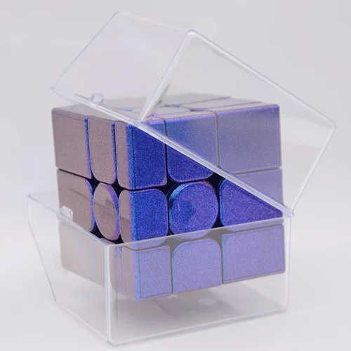 Vista 5 de Bukefuno GAN Mirror M UV 3x3 Gans Cubo mágico magnético Puzzle 2022 Púrpura