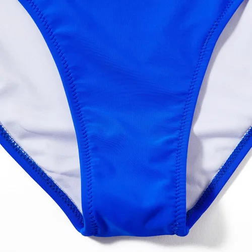 Vista 29 de MOOSLOVER Traje de baño de dos piezas con corte alto y cintura alta para mujer
