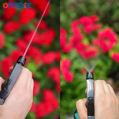 Vista 3 de OFFIDIX Fine Mist Plant Mister, Botellas de spray de presión manual de vidrio, Botella de riego con boquilla ajustable para jardinería