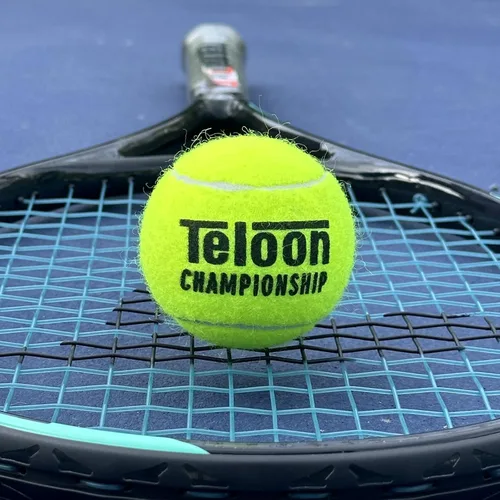 Vista 5 de Teloon Pelotas de Tenis para Campeonato - Extra Resistente - Pelotas de Tenis Presurizadas de Fieltro de Resistencia Regular