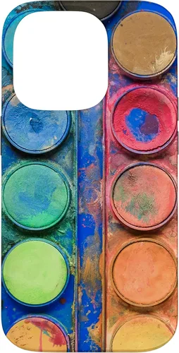 Vista 17 de Caja de paleta de pintura de acuarela - Funda de regalo divertida para artista/pintor/arte para iPhone 17