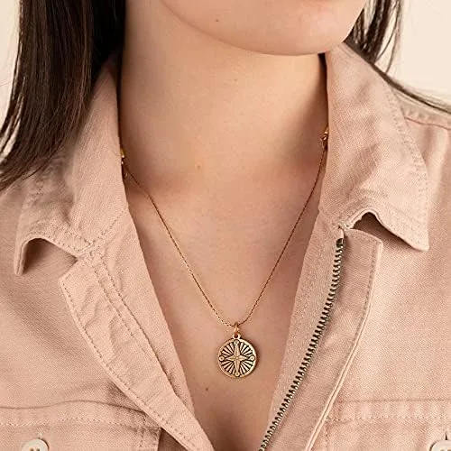 Vista 5 de Alex and Ani Collar expandible Compass IV de 28 pulgadas.