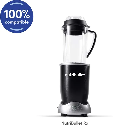 Vista 2 de nutribullet Rx - Taza de gran tamaño de 45 onzas con tapa para jarra