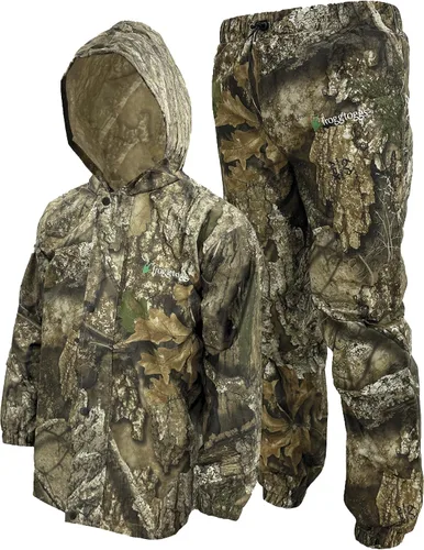 Vista 7 de FROGG TOGGS Traje de lluvia transpirable impermeable Polly Woggs para jóvenes Azul (Arándano)