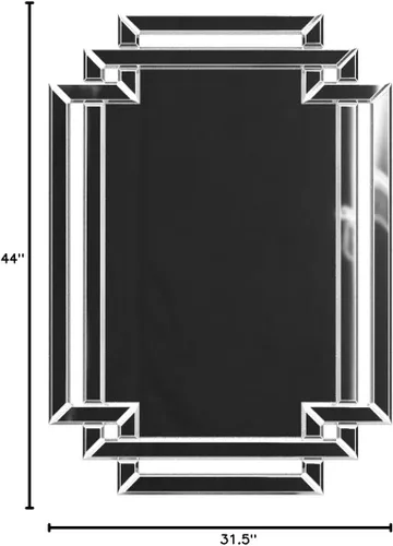 Vista 8 de Kenroy Home 60422 Linas - Espejo decorativo de pared, 31.5 x 44 x 1 pulgada