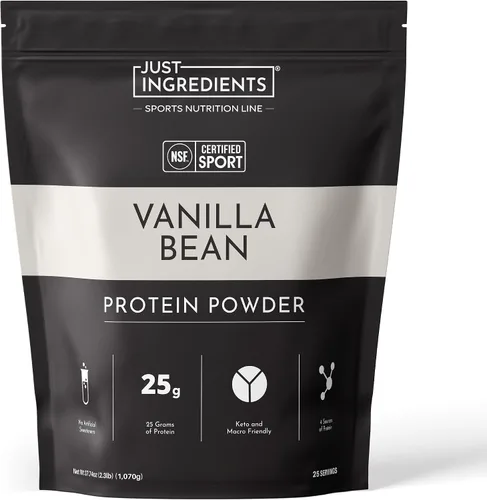 Vista 25 de JUST INGREDIENTS Chai Proteína en polvo – Mezcla de 30 porciones con suero 100% alimentado con pasto y proteínas vegetales orgánicas – Sabor cálido