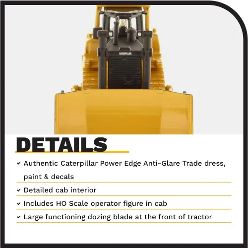 Vista 4 de Diecast Masters Caterpillar D9T Tipo de pista Tractor Serie HO Vehículo