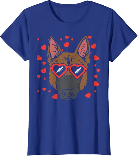 Vista 92 de Camiseta de regalo para perro con cara de pastor alemán, Negro, S
