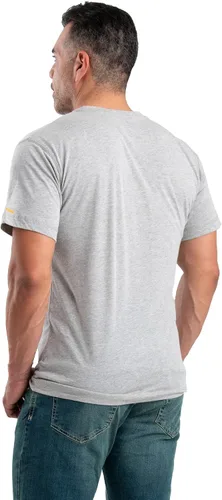 Vista 2 de Berne Camiseta ligera de manga corta con bolsillo para hombre, paquetes individuales y 3 paquetes