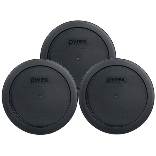 Vista 9 de Pyrex 7201-PC (4 tazas) Berry Pink - Tapa de almacenamiento para cuencos de vidrio, fabricada en Estados Unidos