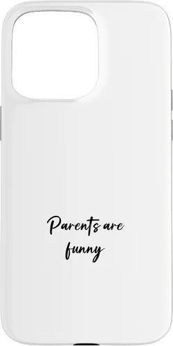 Vista 28 de iPhone 16 Parents are funny Case