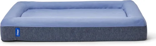 Vista 6 de Casper Cama para perro, espuma viscoelástica de felpa, pequeña, color azul