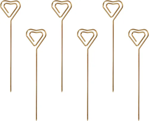 Vista 8 de uxcell Púas de cóctel de acero inoxidable, 5 pulgadas, 6 palillos de dientes de cóctel de metal, palillos de Martini, reutilizables
