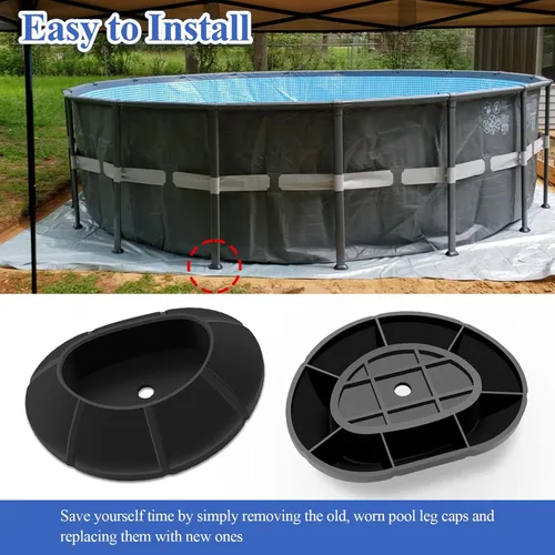 Vista 6 de 8 piezas 11453 de repuesto para tapas de patas de piscina