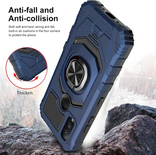 Vista 5 de Ailiber DuraSport UW C6930 - Funda compatible con Kyocera DuraSport 5G, con protector de pantalla, soporte de anillo para montaje magnético
