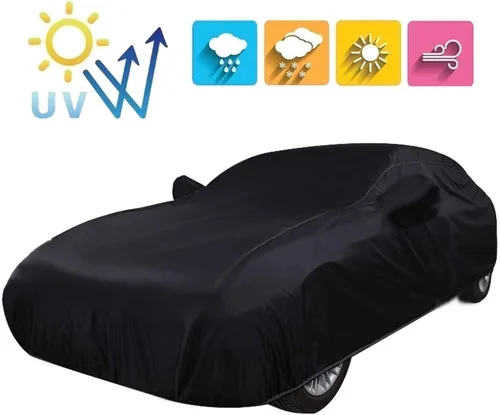 Vista 2 de QERFSD - Funda impermeable para coche compatible con DS Automobiles DS3 Cabrio DS3 Crossback DS4 Crossback DS5 DS7 Crossback protección solar contra
