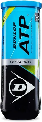Vista 2 de DUNLOP ATP Super Premium - Lata de pelota de tenis extra resistente, 3 latas de pelotas (4 latas)