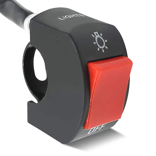 Vista 11 de 1 pieza de interruptor de luz de motocicleta con botón de encendido y apagado para manillar de palanca Mosleyz para motocicletas U5 U7 U2, scooter