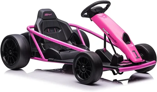 Vista 19 de Go Kart alimentado por batería de 24 V para niños de 8 a 15 años Azul