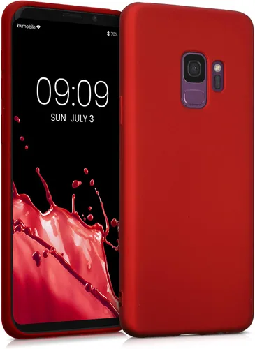 Vista 13 de kwmobile Funda compatible con Samsung Galaxy S9 - Funda protectora de silicona TPU suave y delgada - Arctic Night