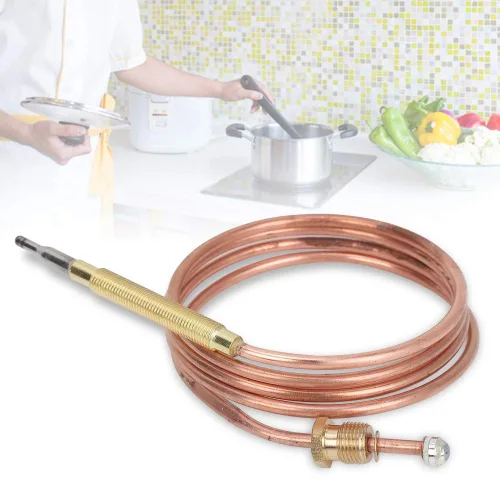 Vista 2 de Fdit Estufa de gas universal termopar chimenea kit adaptadores para accesorios de trabajo manual