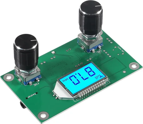 Vista 3 de Módulo receptor de FM digital, módulo receptor de radio, placa estéreo digital, pantalla LCD DSP PLL 76.0MHz-108.0MHz