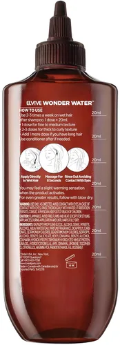 Vista 5 de L'Oreal Paris Elvive 8 Second Wonder Water Lamelar, enjuaga tratamiento hidratante para cabello sedoso y brillante, 6.8 onzas líquidas
