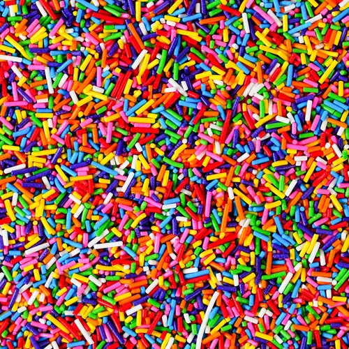 Vista 8 de Gránulos comestibles de Nonpareils azules y blancos de 2mm, mini perlas para decorar pasteles, caramelos de azúcar, galletas, magdalenas