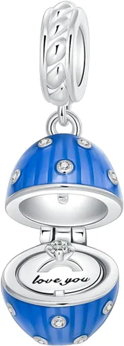 Vista 51 de Dije de girasol con diseño de estrella y luna y elefante para pulsera, collar de plata de ley 925, dijes de corazón de amor para mujer, regalo