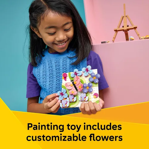 Vista 4 de LEGO Creator 3 in 1 Floral Art Decor Painting 31390