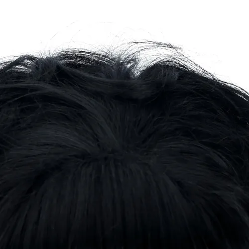 Vista 5 de PATTNIUM Pelucas vintage de colmena negra para niñas, peluca rizada negra K-negro