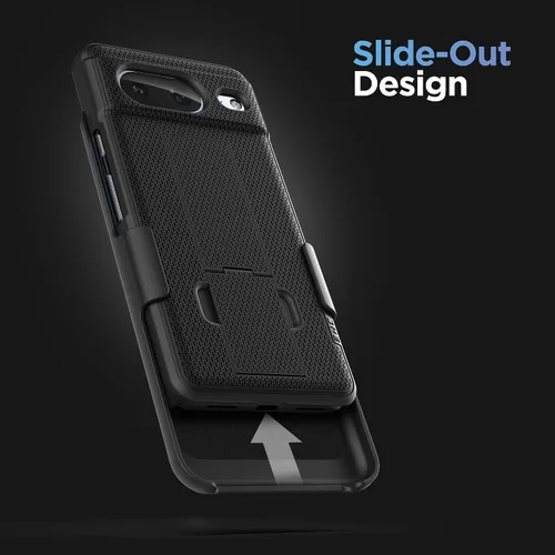 Vista 6 de Encased Funda para cinturón compatible con Pixel 8 con clip de funda y soporte (8)
