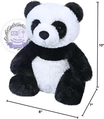 Vista 15 de [Usado] SuzziPals Panda - Almohadilla térmica para animales de peluche, para microondas para calmar