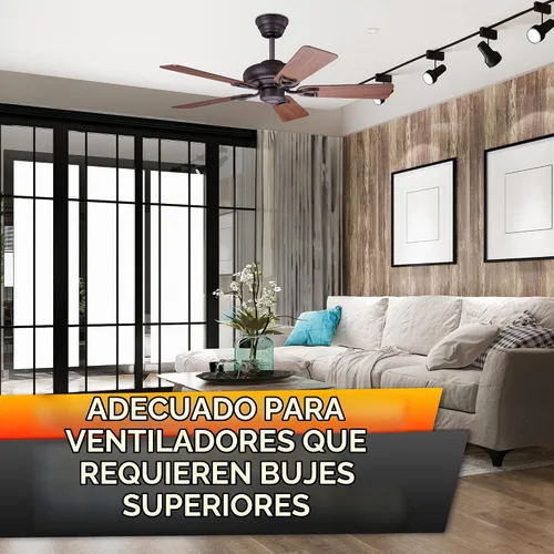 Vista 8 de Kit de ojales de goma de 1/2 pulgada para aspas de ventilador de techo