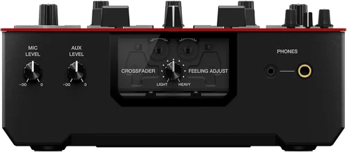 Vista 4 de Pioneer DJ DJM-S5 Mezclador de 2 canales para Serato DJ, rojo/negro