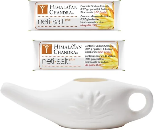Vista 6 de Himalayan Chandra Eco Neti Pot con 30 sobres