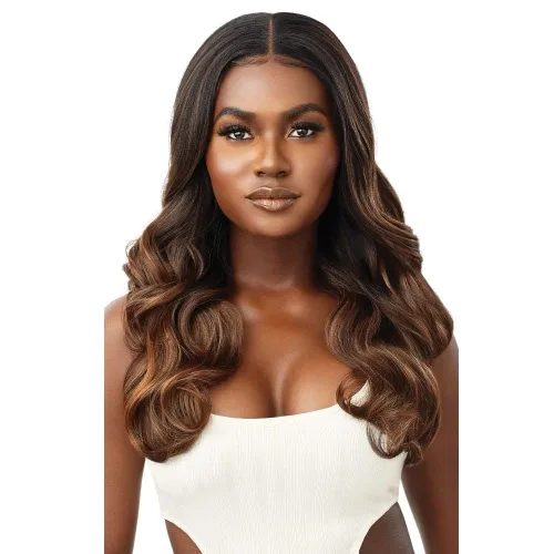 Vista 3 de Outre Mezcla de cabello humano 360 peluca de encaje frontal 13x6 atada a mano MAXIMINA (1)
