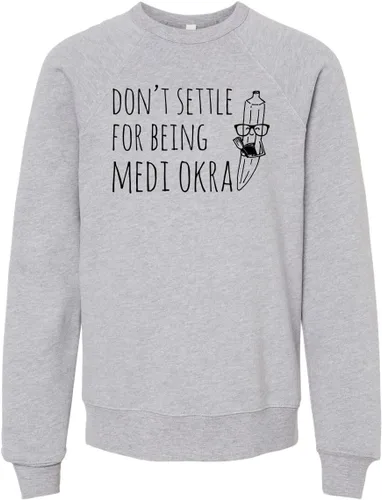 Vista 22 de Long Sleeve Unisex Kids' Sweatshirt, Unisex Graphic Sweatshirt, Shirts with Sayings, Heather Gray or Mauve