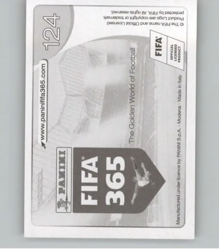 Vista 2 de Pegatinas Panini FIFA 365 2016-17 #124 Equipo de Leicester City GOLD Leicester City Official Soccer Album Sticker en estado crudo (NM o mejor)