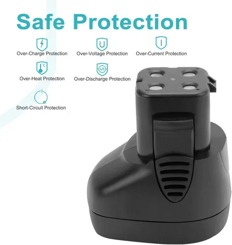 Vista 4 de CREABEST 2 paquetes de 7.2 voltios 3500mAh Ni-MH compatibles con Dremel MultiPro modelos de herramientas rotativas inalámbricas compatibles