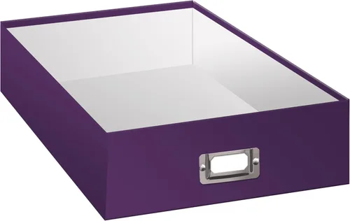 Vista 3 de Pioneer Photo Albums Caja de almacenamiento OB-12S, color morado brillante, 14.75 x 13 x 3.75 pulgadas