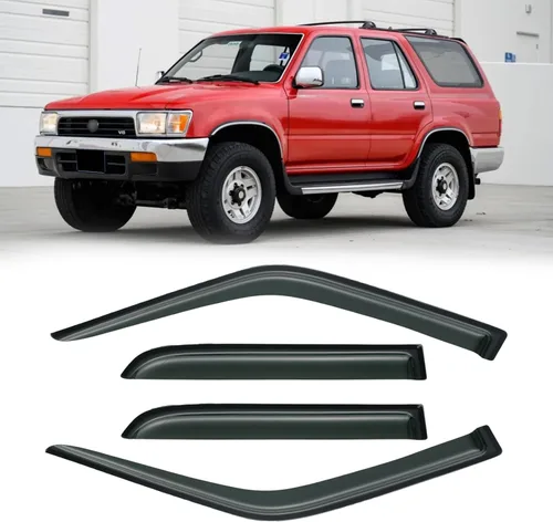 Vista 8 de Protectores de lluvia en canal para Jeep Grand Cherokee L 2021-2026, protectores de visera de ventana, deflector de ventilación, sombra viento humo