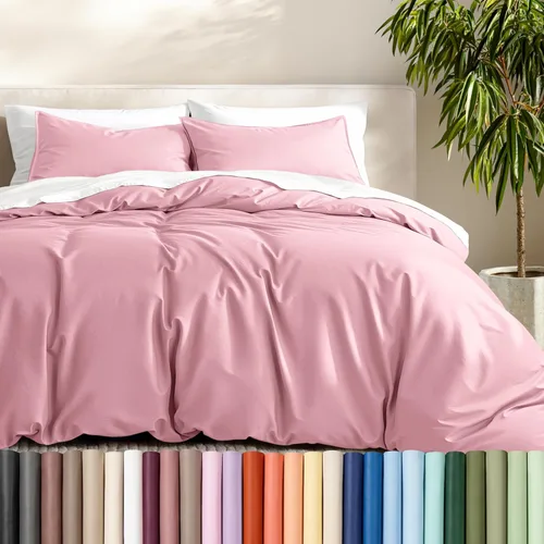 Vista 53 de Bare Home - Funda de edredón de ropa de cama extra larga - Colección premium de 1800 hilos súper suave - Funda de edredón ligera y fresca - Ropa