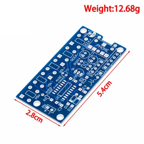 Vista 5 de DIY Kits electrónicos inalámbricos estéreo FM módulo receptor de radio PCB 76MHz-108MHz DC 1.8V-3.6V