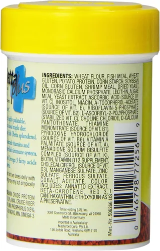 Vista 2 de TetraBetta PLUS Mini Pellets Flotantes, Alimento para Peces con Potenciador de Color Natural, 1.2 onzas