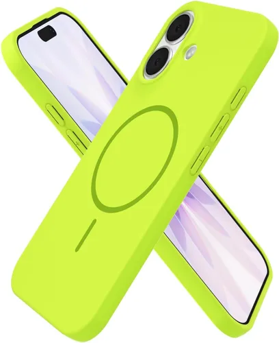 Vista 265 de Oakxco Funda de Silicona Mag Safe para iPhone 12 Pro Max, Funda Magnética Delgada y Fina Compatible con Carga Inalámbrica MagSafe, Bonita Funda